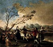 Francisco de goya y Lucientes Dance of the Majos at the Banks of Manzanares oil painting reproduction